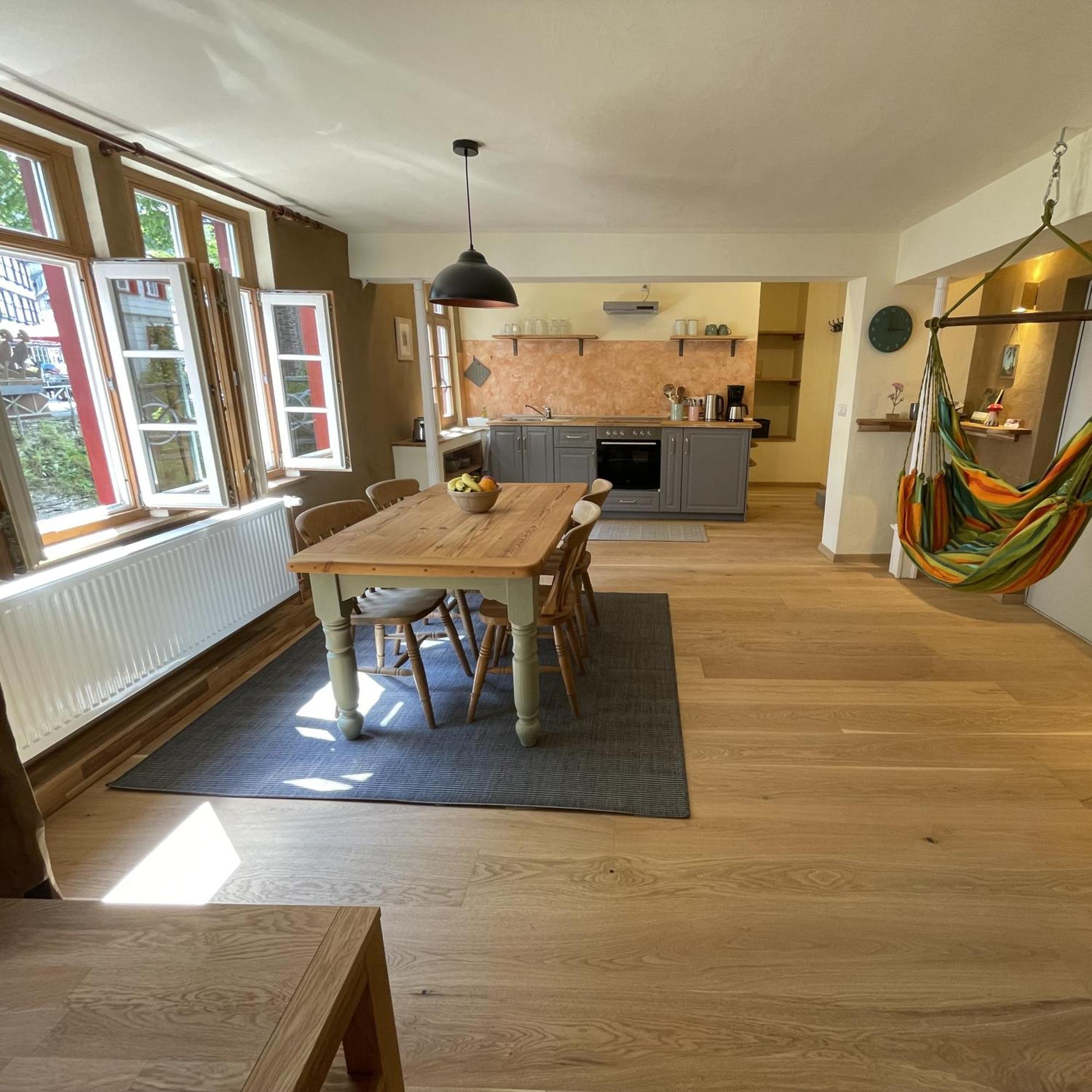 Apartment Am Fluss Im Haus An Der Rur 몬샤우 외부 사진